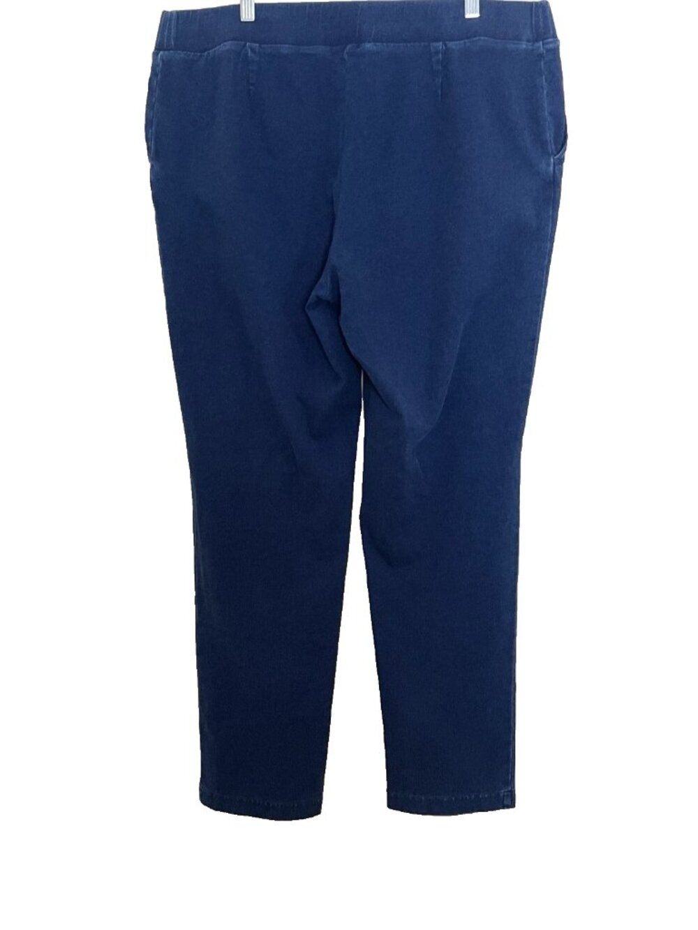 J. Jill Pure Jill Indigo Pants Women's Large Slim Leg Stretch Casual Pull on - Picture 3 of 10